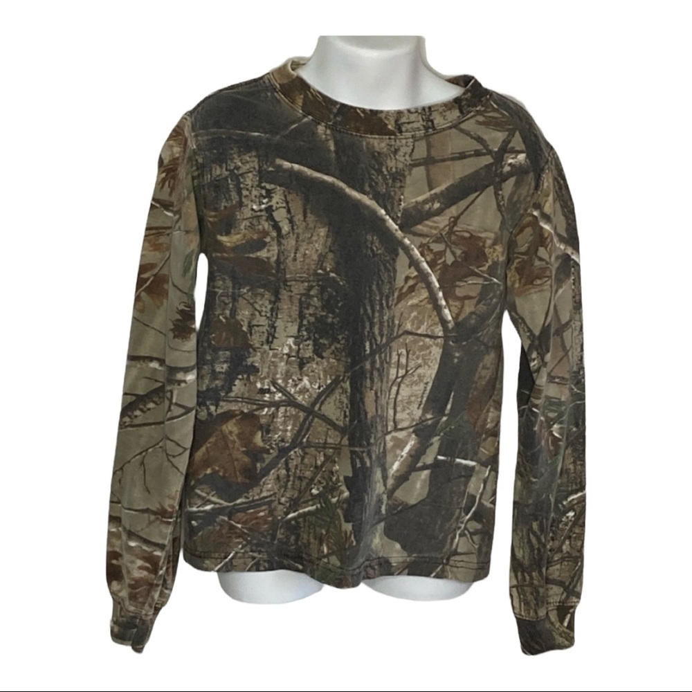 Russell Outdoors Cammo Shirt Sz S(6-8)